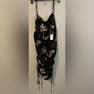 Shona Joy Ruched Mini Slip Dress